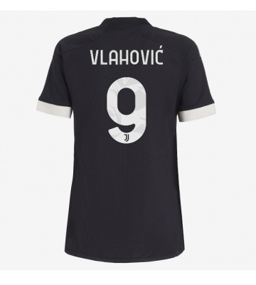 Maillot de foot Juventus Dusan Vlahovic #9 Troisième Femmes 2023-24 Manches Courte